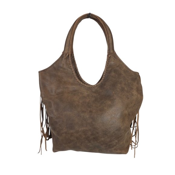 Jennifer Haley Fringe Leather Bag Large - Picture 4 of 10